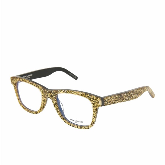 NWT- SAINT LAURENT GLITTERY OPTICAL GLASSES - Picture 4 of 4